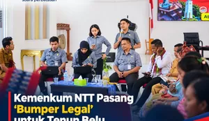 Lindungi Warisan Leluhur, Kemenkum NTT Bawa Tenun Belu Naik Kelas Legally