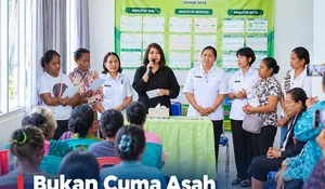 Bukan Cuma Asah Keterampilan, Dekranasda Belu Pastikan Kesehatan Puluhan Penenun Terjamin