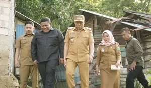 Legislatif dan Eksekutif Konawe Kompak Tinjau Lokasi Bencana di Soropia