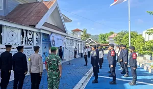 Perkuat Pengamanan Jelang Lebaran, Jajaran Rutan Unaaha Gelar Apel Siaga Kesiapan Hari Raya Idul Fitri 1447 H