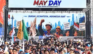 Kawal Aksi May Day, Polri Apresiasi Massa Buruh Sampaikan Aspirasi Tertib