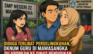 Diduga Terlibat Perselingkuhan, Oknum Guru di Mawasangka Dilaporkan ke Dinas Pendidikan