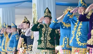 Wagub Sultra Hadiri Upacara HUT ke-195 Kota Kendari, Perkuat Semangat Kolaborasi Pembangunan