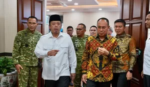 Temui Menteri ATR, Gubernur Sultra dan Bupati Konsel Konsultasilan Lahan Pembangunan Grup 5 Kopassus