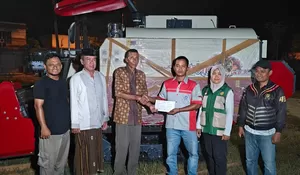 Dorong Modernisasi Pertanian, Kementan Salurkan Alat Pemanen Jagung Canggih di Tuban
