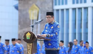 Pimpin Upacara Harkitnas, Wagub Sultra Tekankan Penguatan Pelayanan Dasar Masyarakat
