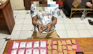 Polres Bombana Tangkap Pria Asal Kalimantan yang Bawa Sabu dari Malaysia