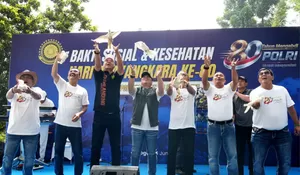 Sambut Hari Bhayangkara ke-80, Wakapolri dan Akpol '90 Dhira Brata Gelar Bakti Sosial dan Kesehatan di Bogor