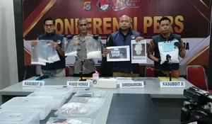 Ditresnarkoba Polda Sultra Ungkap Dua Kasus Narkotika, Sita 3 Kilogram Sabu