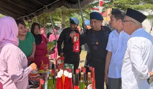 Batalyon C Pelopor Satbrimob Polda Sultra Sukses Gelar Pasar Rakyat Dalam Rangka Hari Bhayangkara ke-80