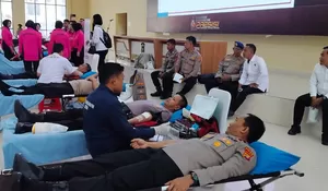 Polda Sultra Lampaui Target Donor Darah Hari Bhayangkara ke-80, Berhasil Himpun 854 Kantong Darah