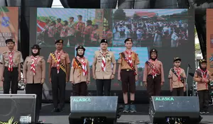 Pecahkan Tiga Rekor MURI Sekaligus, Wali Kota Eri Libatkan Pramuka ke Dalam Kampung Pancasila