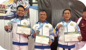 Hebat. Personel Polda Sultra Borong 10 Medali pada Kejuaraan Karate Kapolri Cup 2026