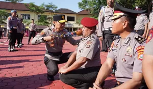 827 Personel Polda Sultra Dapat Kado Kenaikan Pangkat Jelang Hari Bhayangkara