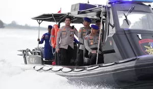 Kapolda Sultra Tekankan Personel Ditpolairud Siaga dan Tingkatkan Patroli Hadapi Tantangan Karakteristik Wilayah Perairan