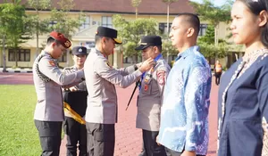 Lepas 95 Casis Bintara dan Tamtama Polri, Kapolda Sultra Tekankan Integritas dan Semangat Pengabdian