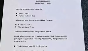 Taruhan 3 Hektar Kebun Sawit Rp 420 Juta demi Final Spanyol vs Argentina Viral, Vincent jadi Saksi