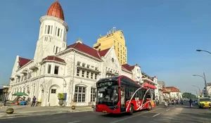 HUT ke-81 RI, Naik Suroboyo Bus dan Wira Wiri Cuma Rp81, Berlaku Sepekan 