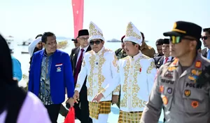 Wagub Sultra Dampingi Menteri KKP, Upacara HUT ke-81 RI Digelar di KNMP Konawe