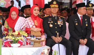 Kapolda Sultra Hadiri Upacara HUT ke-81 RI Bersama Forkopimda