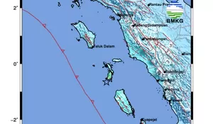 Gempa di Nias Selatan Sumut Terasa Sampai Sumbar, Air Galon Bergoyang