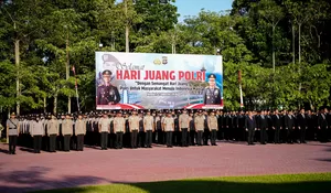 Polda Sultra Gelar Upacara Hari Juang Polri, Kenang Peran Polisi dalam Mempertahankan Kemerdekaan
