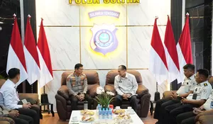 Kakanwil Ditjenpas Sultra Silaturahmi ke Polda, Perkuat Sinergitas Penegak Hukum
