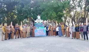 Massa PPPK Paruh Waktu Geruduk Balai Kota, Pemkot Kendari Tunggu Kebijakan Pemerintah Pusat