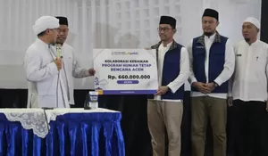 Aa Gym Salurkan Bantuan untuk Aceh Sebesar Rp 660 Juta