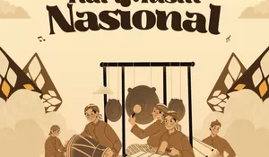 Poster Hari Musik Nasional 9 Maret 2026, Bagikan untuk Undangan Acara dan Unggahan Media Sosial