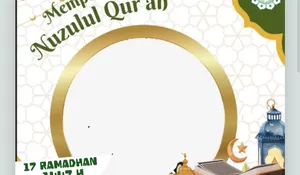 Ayo Bagikan! Twibbon Nuzulul Quran 1447 H, Desain Estetik Siap Pakai dan Unggah di Feed Instagram