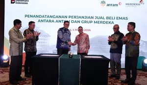 ANTAM Teken GSPA 6 Ton Emas per Tahun dengan Merdeka Group, Langkah Strategis Perkuat Kedaulatan Emas Nasional dari Hulu ke Hilir