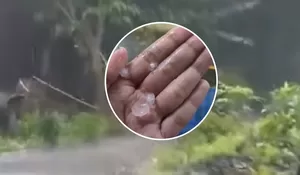 Hujan Es Mengguyur Prambanan, Warga Kebondalem Elor Terkejut dengan Butiran Es Berukuran Besar