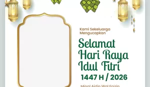 Daftar Link Twibbon Hari Raya Idul Fitri 1447 H, Desain Gambar Cocok untuk Silahturahmi di Hari Lebaran 2026