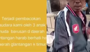 Jember Darurat Begal? Seorang Pria Dibacok 3 Pemuda Tak Dikenal di Jalan Raya Glantangan Tempurejo