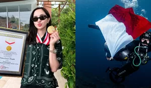 Kirana Larasati Pecahkan Rekor MURI sebagai Perempuan Pertama Indonesia yang Berhasil Menyelam Hingga Kedalaman 127 Meter