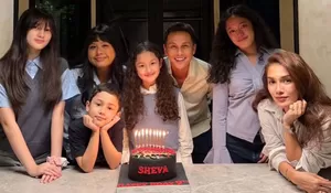 Rayakan Ulang Tahun Sheva Elmira Lorrenia yang ke-9, Andhika Pratama: Paling Seneng Duit...