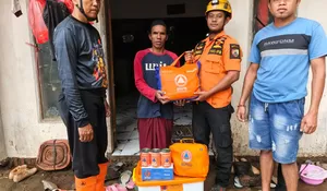 Sungai Pakel Meluap, BPBD Jember Gerak Cepat Tangani Pemukiman Warga yang Terendam Lumpur