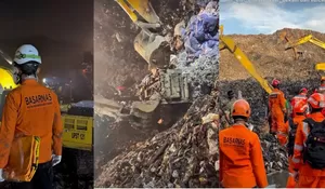 Kronologi Longsor Sampah di TPST Bantargebang Bekasi, Terjadi saat Truk Sampah Tengah Antri Bongkar Muatan