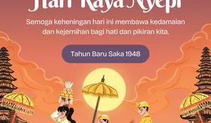 10 Gambar Hari Raya Nyepi Tahun Saka 1948, Background Cantik Cocok Edit untuk Poster dan Banner