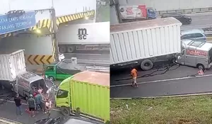 Kronologi Kecelakaan Beruntun di Tol JORR Pasar Rebo yang Libatkan 7 Kendaraan, Berawal dari Truk Fuso Tabrak Gran Max