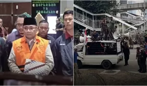 Eks Menag Yaqut Resmi Ditahan Atas Dugaan Kasus Korupsi Kuota Haji, Warganet Soroti Banser yang Ramai-Ramai Geruduk Kantor KPK: Banser Bela Koruptor?