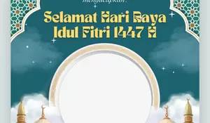‎10 Link Twibbon Hari Raya Idul Fitri 1447 Hijrah dengan Desain Islami, Bagikan Langsung di 20 Maret Mendatang!