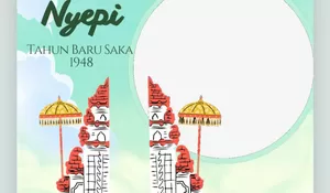 10 Link Twibbon Hari Raya Nyepi 1948, Desain Cantik untuk Unggahan Instagram dan WhatsApp