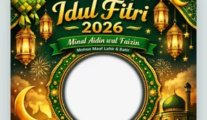 Baru! 8 Link Twibbon Spesial Lebaran 2026, Bagikan Satu Hari Sebelum Idul Fitri Dimulai!