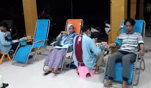 Aksi Donor Darah Ramadhan di Kalisat Jember Pecahkan Rekor, PMI Berhasil Himpun 81 Kantong dari 107 Pendaftar