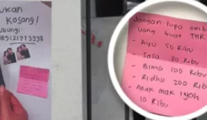 Dompet Ditemukan Kosong di Blok M, Catatan Daftar THR di Dalamnya Viral dan Jadi Perhatian