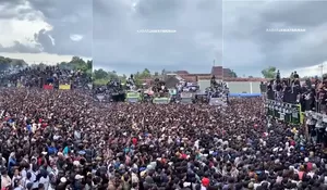 Tradisi Tahunan, Warga Kecamatan Muncar, Banyuwangi Menggelar Battle Sound Horeg dalam Rangka Halalbihalal
