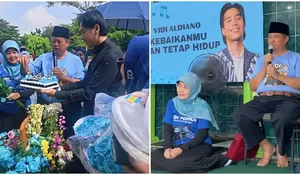 Keluarga dan Fans Ziarah di Momen Ulang Tahun Vidi Aldiano, Ternyata Inilah Cara Terbaik Memperingati Hari Lahir Orang yang Sudah Wafat Menurut Islam