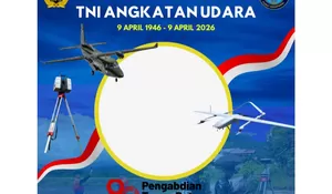 Daftar Twibbon Hari Ulang Tahun ke-80 TNI Angkatan Udara 2026, Desain Baru Penuh Makna untuk Garda Terdepan Udara Indonesia